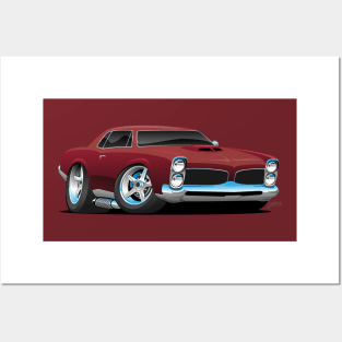 Classic Sixities American Muscle Car Posters and Art